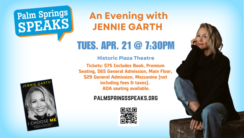 PALM SPRINGS SPEAKS PRESENTS JENNIE GARTH